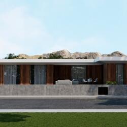 Architectural Drawings For A Private Residence In Pyla