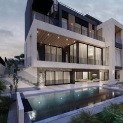 Pearl High End Villa Pool Side In Limassol